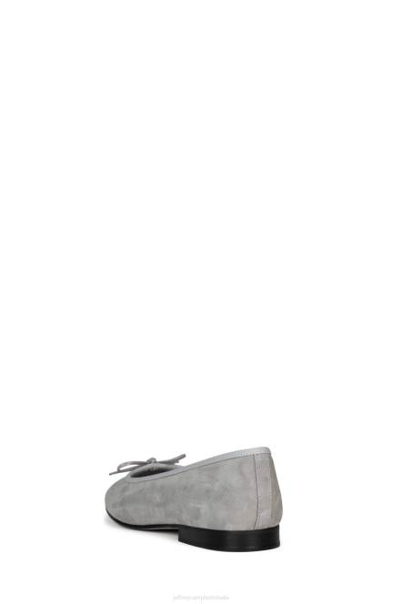 Jeffrey Campbell arabesk NDHB190 ballerina's grijze suède combi vrouwen