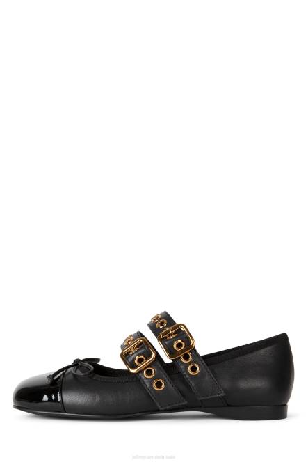 Jeffrey Campbell ballistisch NDHB202 ballerina's zwart multi goud vrouwen