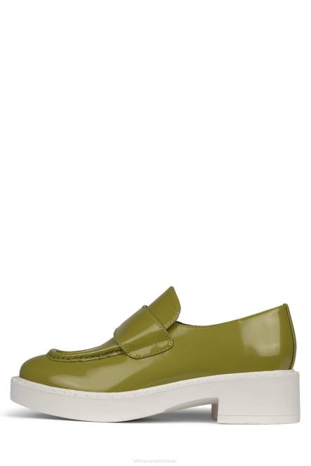 Jeffrey Campbell bibliothecaris NDHB1780 instapper & oxford groene doos wit vrouwen