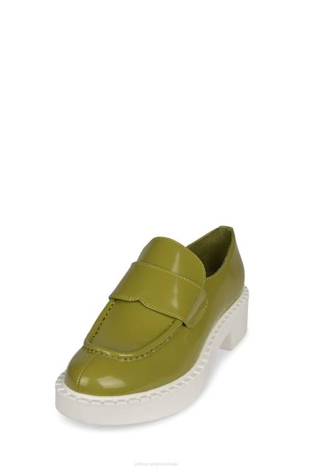 Jeffrey Campbell bibliothecaris NDHB1780 instapper & oxford groene doos wit vrouwen