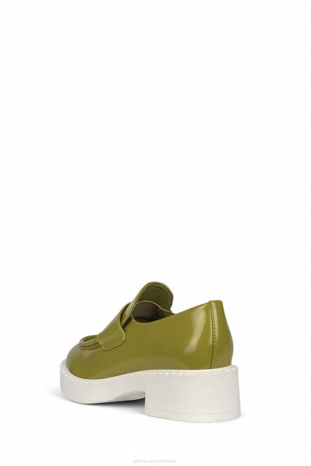 Jeffrey Campbell bibliothecaris NDHB1780 instapper & oxford groene doos wit vrouwen