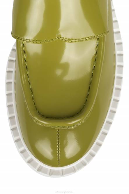 Jeffrey Campbell bibliothecaris NDHB1780 instapper & oxford groene doos wit vrouwen