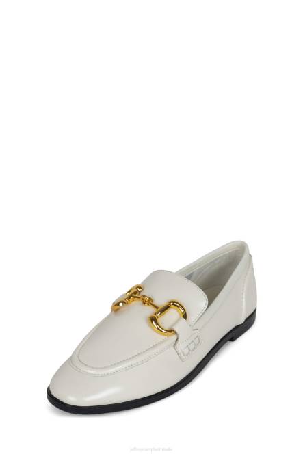 Jeffrey Campbell fluwelen NDHB1772 instapper & oxford ivoor goud vrouwen