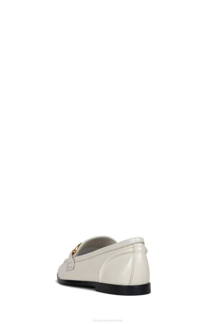 Jeffrey Campbell fluwelen NDHB1772 instapper & oxford ivoor goud vrouwen