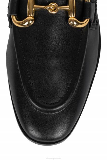 Jeffrey Campbell fluwelen NDHB1773 instapper & oxford zwart goud vrouwen