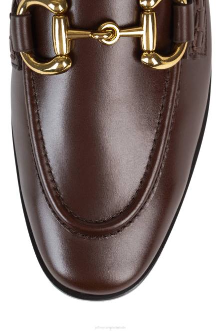 Jeffrey Campbell fluwelen NDHB61 instapper & oxford bruin goud vrouwen