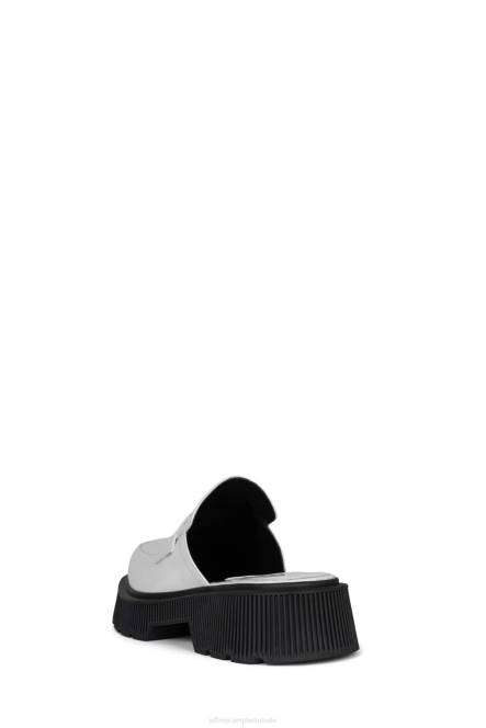 Jeffrey Campbell kantoor-m NDHB1767 instapper & oxford witte doos vrouwen