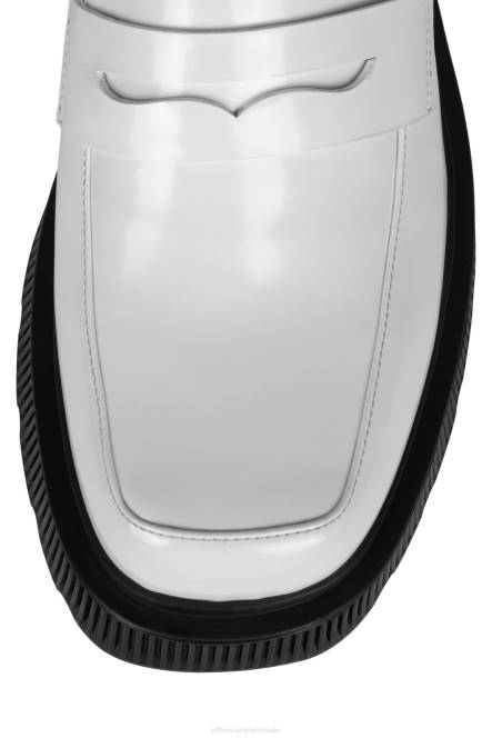 Jeffrey Campbell kantoor-m NDHB1767 instapper & oxford witte doos vrouwen