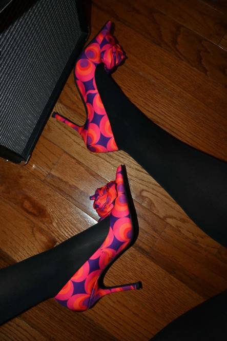Jeffrey Campbell De Bloem NDHB1345 hakken pomp rood marine multi vrouwen
