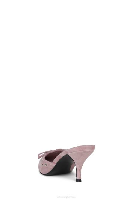 Jeffrey Campbell gratis NDHB1396 hakken pomp babyroze suède zilver vrouwen
