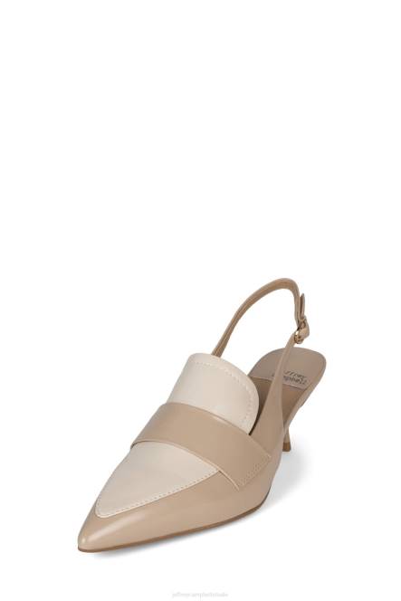Jeffrey Campbell literatuur NDHB1390 hakken pomp beige crèmekleurige doos vrouwen