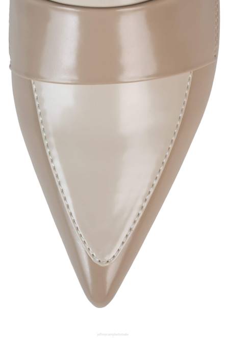 Jeffrey Campbell literatuur NDHB1390 hakken pomp beige crèmekleurige doos vrouwen