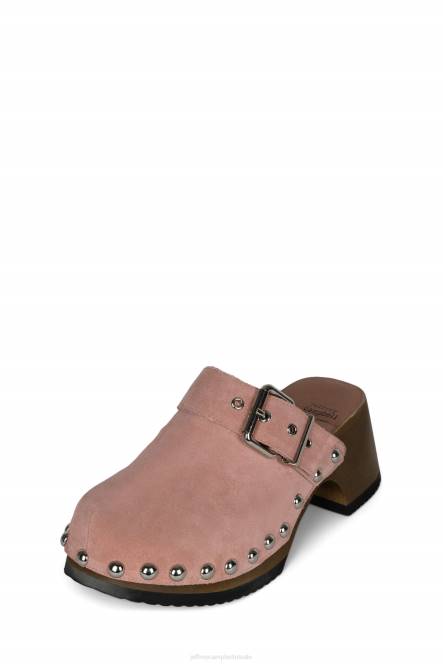 Jeffrey Campbell ichlieb NDHB1718 muilezel met hakken roze suède zilver vrouwen