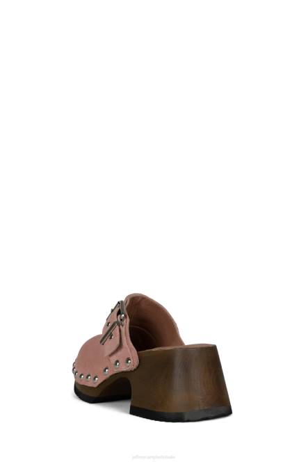 Jeffrey Campbell ichlieb NDHB1718 muilezel met hakken roze suède zilver vrouwen
