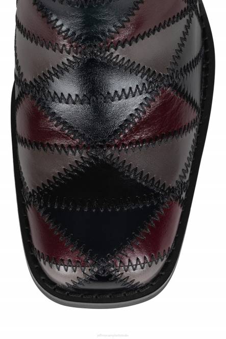 Jeffrey Campbell karma NDHB1723 muilezel met hakken zwart grijs multi vrouwen
