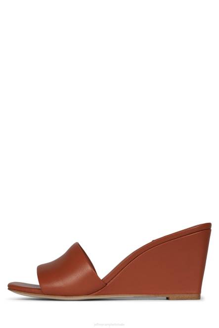Jeffrey Campbell eetlust NDHB1634 sandaal met hak verbrande sinaasappel vrouwen