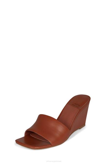 Jeffrey Campbell eetlust NDHB1634 sandaal met hak verbrande sinaasappel vrouwen