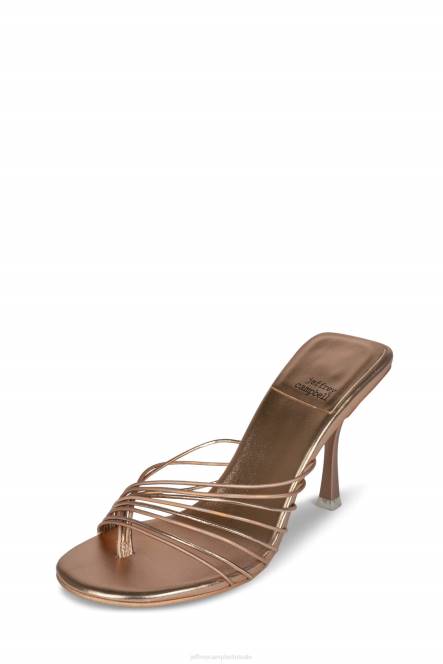 Jeffrey Campbell ennuit NDHB1593 sandaal met hak rosé gouden combinatie vrouwen