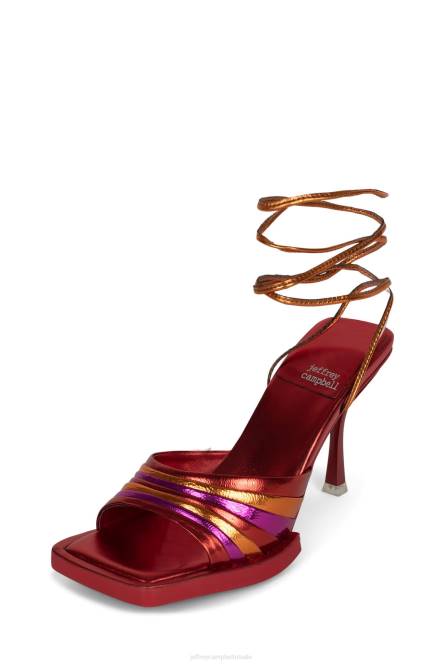 Jeffrey Campbell gedragen NDHB1606 sandaal met hak helder metallic multi vrouwen