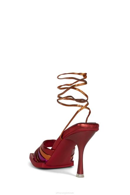Jeffrey Campbell gedragen NDHB1606 sandaal met hak helder metallic multi vrouwen