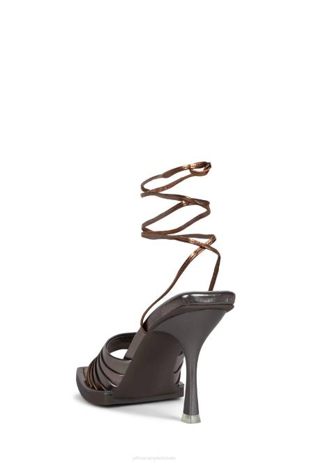 Jeffrey Campbell gedragen NDHB1608 sandaal met hak neutraal met multi vrouwen