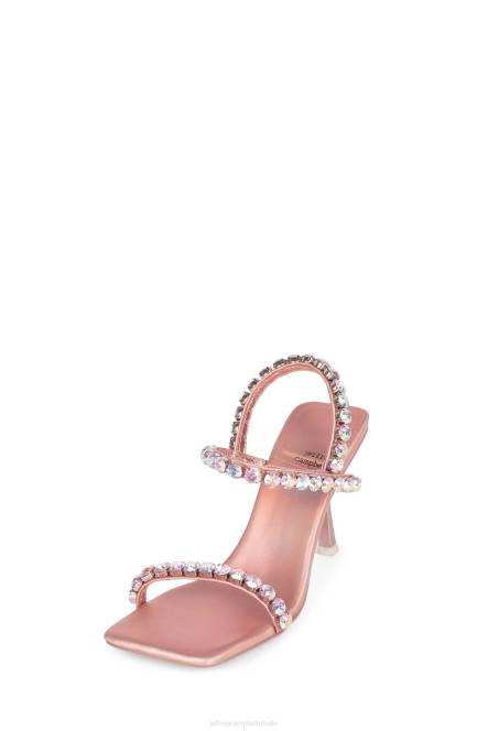 Jeffrey Campbell heiligen NDHB1624 sandaal met hak rosé goud iriserend vrouwen