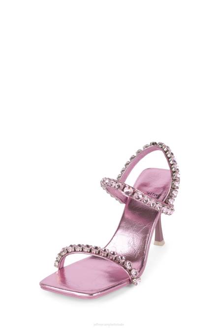 Jeffrey Campbell heiligen NDHB1625 sandaal met hak roze metallic roze vrouwen