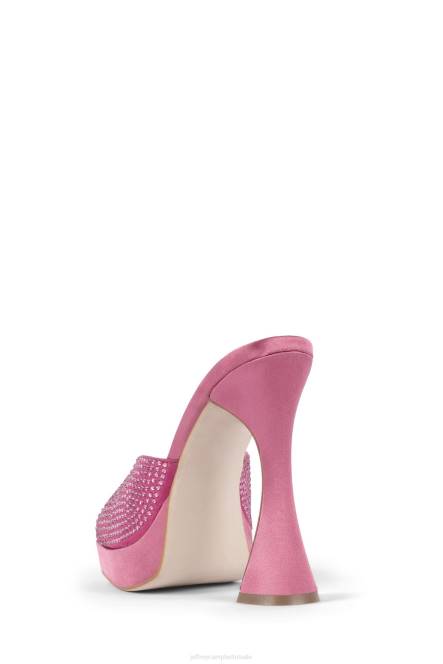 Jeffrey Campbell hollywoodj NDHB1569 sandaal met hak warm roze satijn roze vrouwen