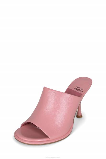 Jeffrey Campbell impliciet NDHB1561 sandaal met hak roze gekreukt patent vrouwen