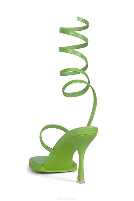 Jeffrey Campbell luzia-rt NDHB1582 sandaal met hak Fel groen vrouwen