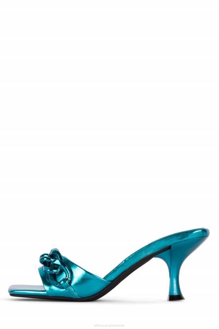 Jeffrey Campbell mr-big-ch NDHB1576 sandaal met hak blauwe combi vrouwen