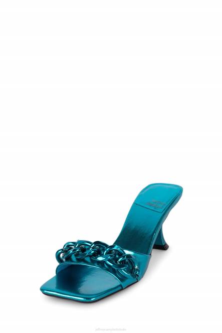 Jeffrey Campbell mr-big-ch NDHB1576 sandaal met hak blauwe combi vrouwen