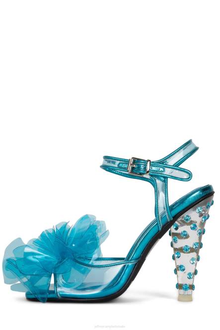 Jeffrey Campbell niet-2-opscheppen NDHB1498 sandaal met hak blauw helder blauw vrouwen