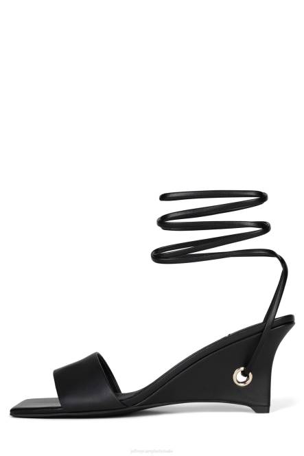 Jeffrey Campbell ready-2-go NDHB1406 sandaal met hak zwart goud vrouwen