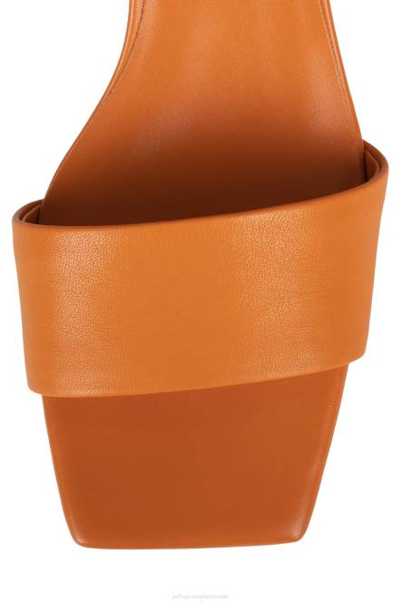 Jeffrey Campbell ready-2-go NDHB1407 sandaal met hak oranje goud vrouwen