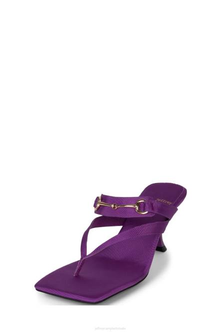 Jeffrey Campbell sluw NDHB1470 sandaal met hak paars faille goud vrouwen