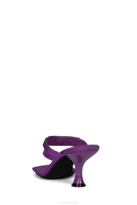 Jeffrey Campbell sluw NDHB1470 sandaal met hak paars faille goud vrouwen