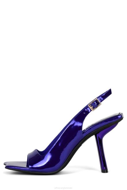 Jeffrey Campbell surrealistisch NDHB1458 sandaal met hak blauw patent vrouwen