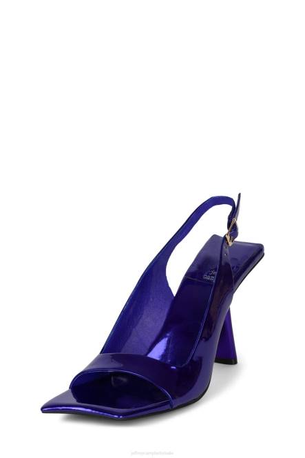 Jeffrey Campbell surrealistisch NDHB1458 sandaal met hak blauw patent vrouwen