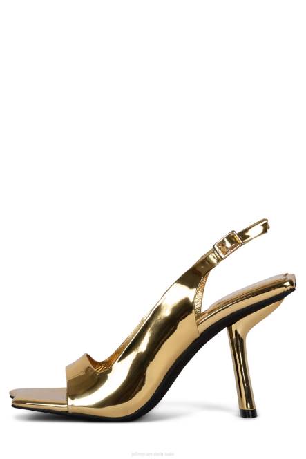 Jeffrey Campbell surrealistisch NDHB1459 sandaal met hak gouden patent vrouwen