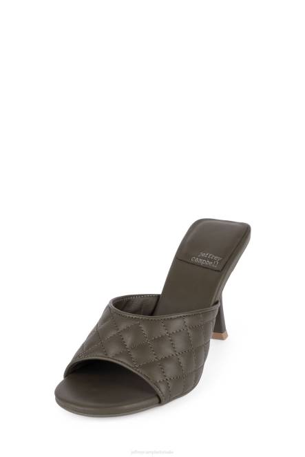 Jeffrey Campbell utopieën-q NDHB1588 sandaal met hak olijf vrouwen