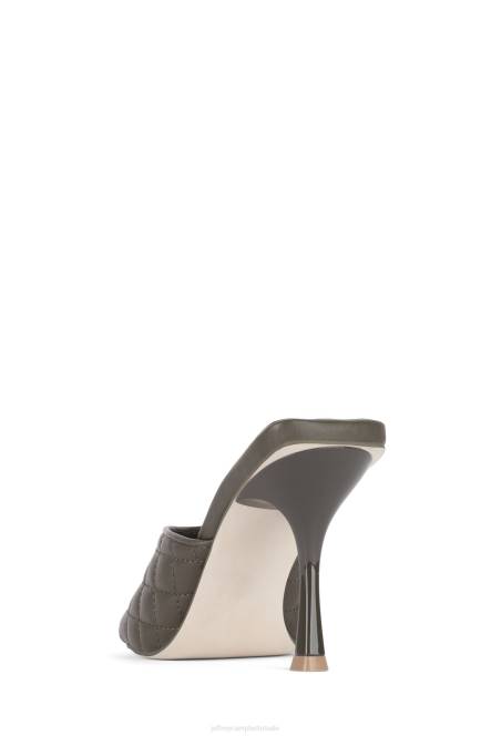 Jeffrey Campbell utopieën-q NDHB1588 sandaal met hak olijf vrouwen