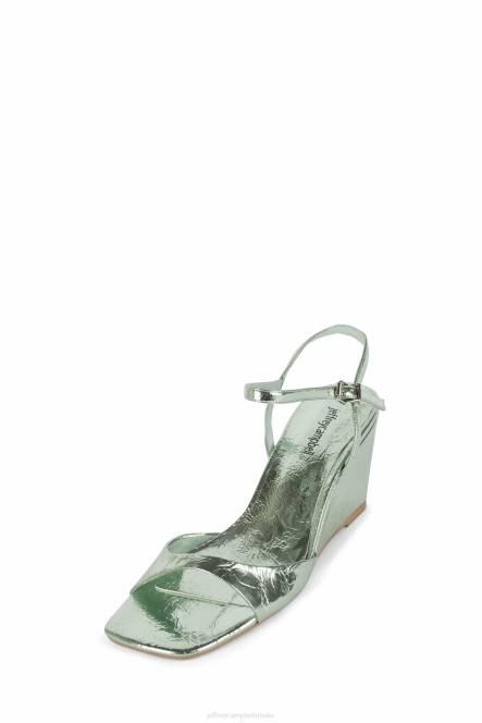Jeffrey Campbell voorgerecht NDHB1564 sandaal met hak mint metaalachtig vrouwen