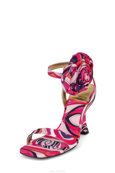 Jeffrey Campbell wilde bloem NDHB1427 sandaal met hak roze multi vrouwen