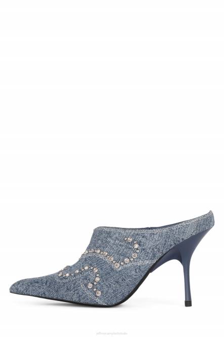 Jeffrey Campbell berijd ze NDHB267 de denim-reboot blauwe acid wash denim vrouwen