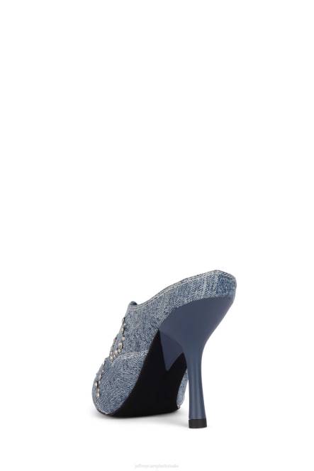 Jeffrey Campbell berijd ze NDHB267 de denim-reboot blauwe acid wash denim vrouwen