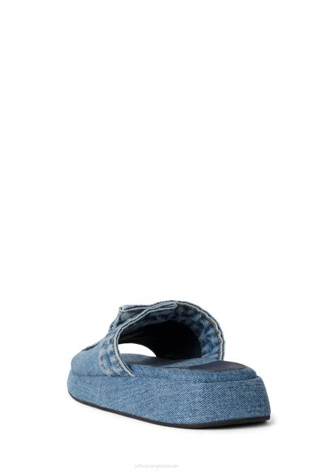 Jeffrey Campbell blauwe lucht NDHB292 de denim-reboot blauw spijkerstof vrouwen