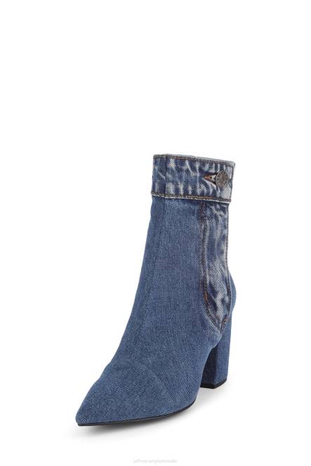 Jeffrey Campbell eindig-jn NDHB285 de denim-reboot blauw spijkerstof vrouwen
