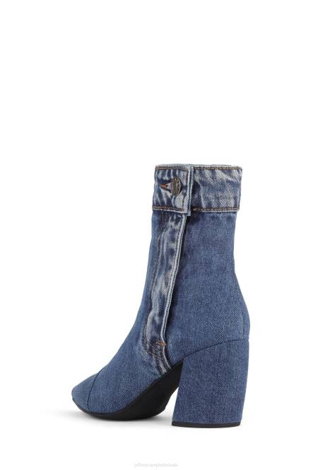 Jeffrey Campbell eindig-jn NDHB285 de denim-reboot blauw spijkerstof vrouwen