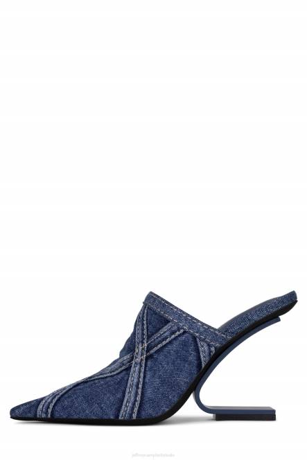 Jeffrey Campbell zijoog-jn NDHB266 de denim-reboot blauwe denim combi vrouwen